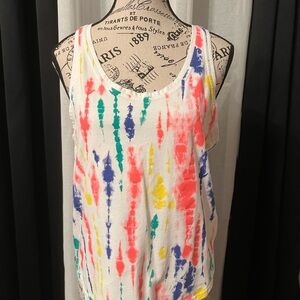 Adidas by Stella Sport Colorful Tie-Dye Women's Tank Top